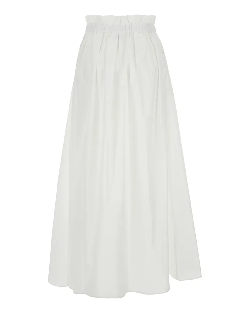Herno Tech Fabric Skirt — White White