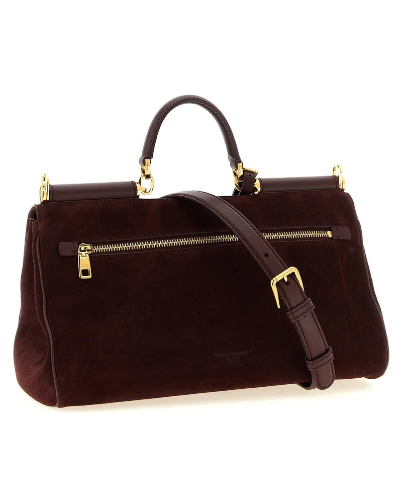 Dolce & Gabbana My Sicily Top Handle Bag — Burgundy Burgundy