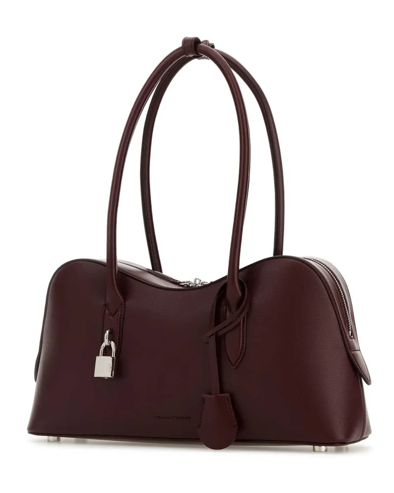 Stella McCartney Women's Burgundy Synthetic Leather Ryder Medium Shoulder Bag Bordeaux Borse A Mano Burgundy