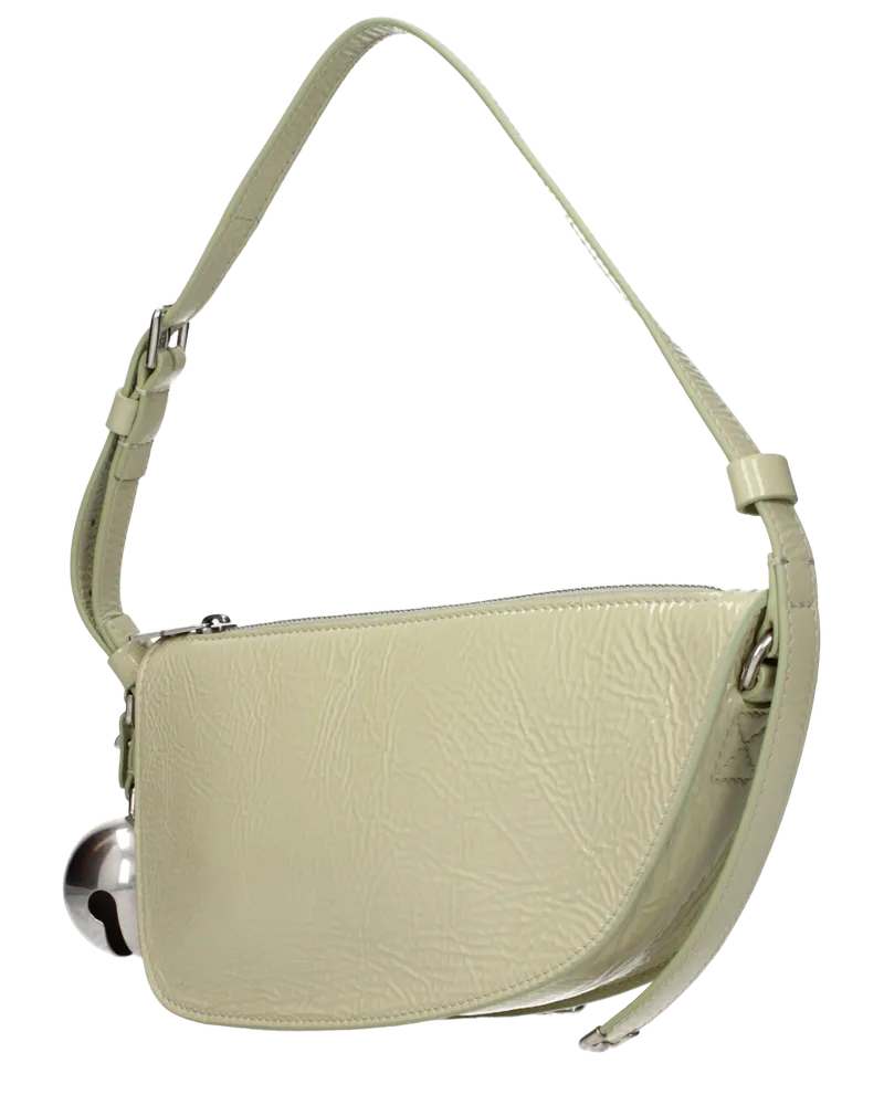 Burberry Leather Shoulder Bag — Green Green