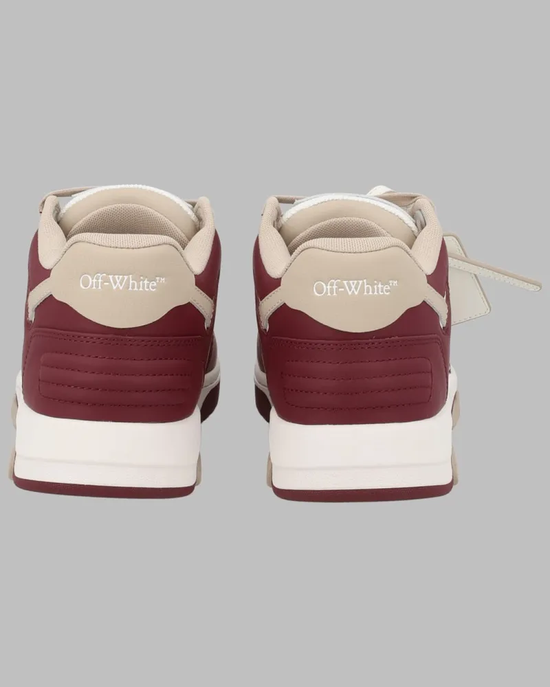 OFF-WHITE Out Of Office Sneakers — Red Red