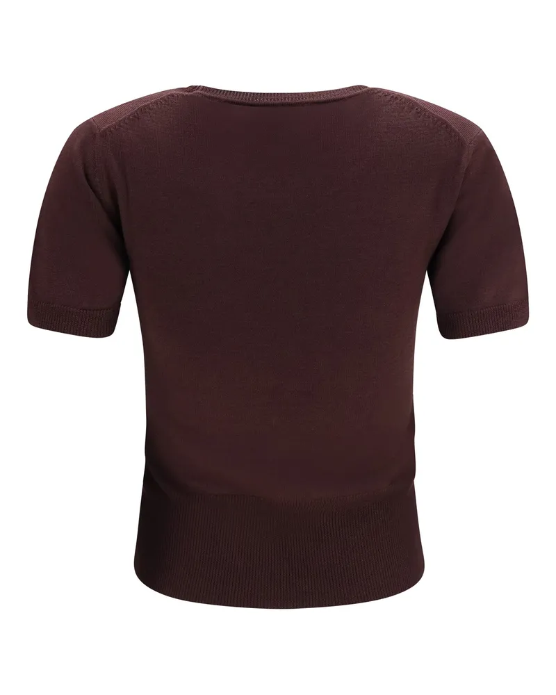Vivienne Westwood Merino Wool Knit Sweater — Brown Brown