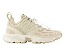 Unisex Calfskin Leather Sneaker Beige