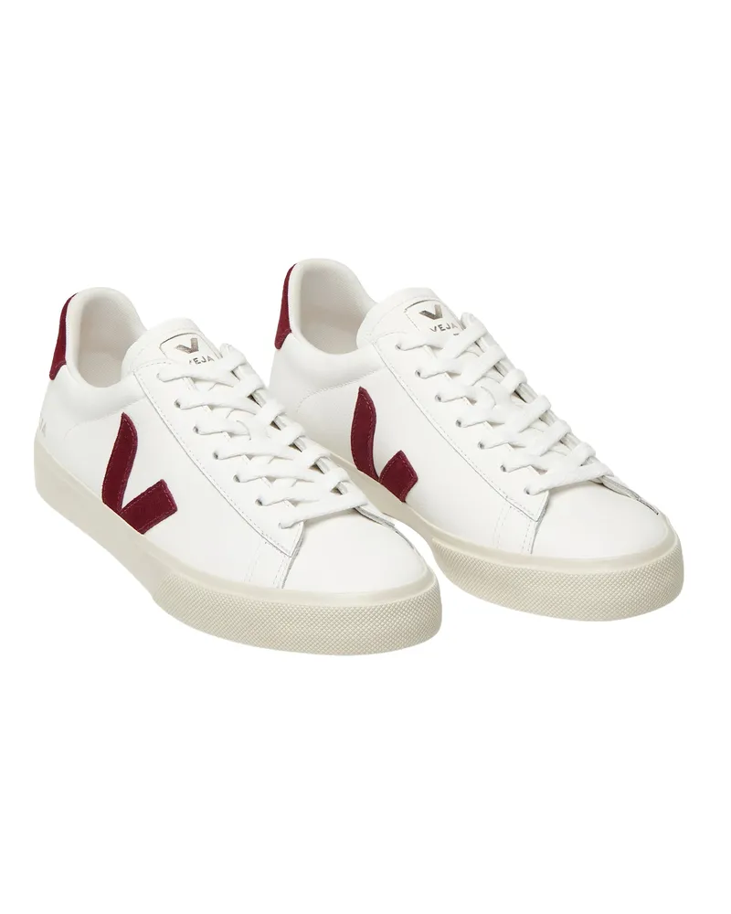 VEJA Women's Sneakers Campo White Garnet White-Garnet Trainers White/garnet White