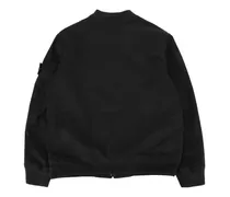 Boys' Cotton-Elastan Bomber Jacket Black Elastane