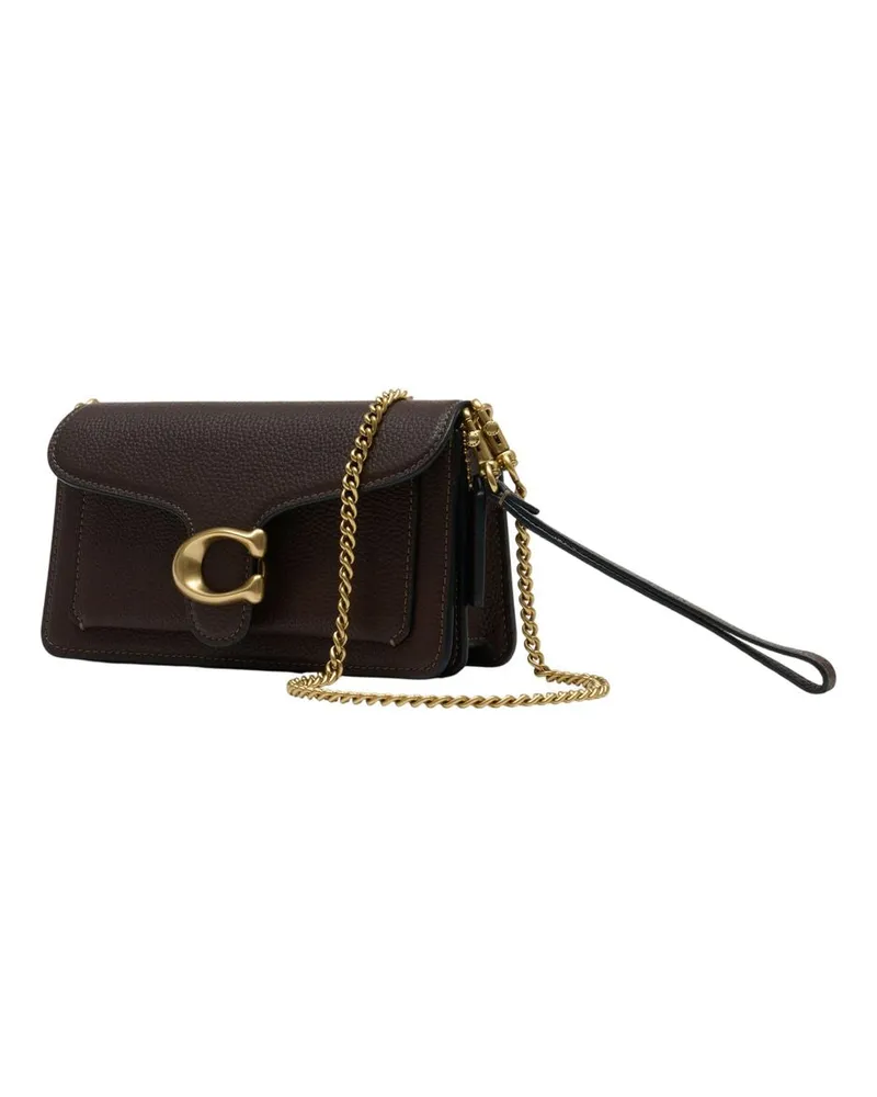 Coach Women's Tabby Chain 19 Crossbody -  Leather Brown Cowhide Bags Crossbodies Brown