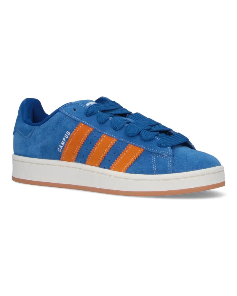 adidas Men's Sneakers Blue Leather Blue