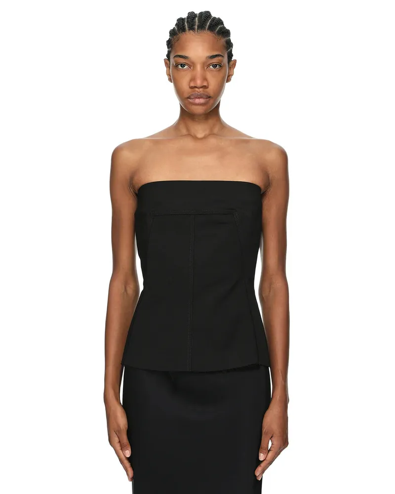 Rick Owens Women's Top Bustier Noir Black Black