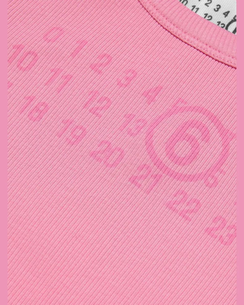 Maison Margiela Cotton-Elastane Jersey Dress — Pink Pink