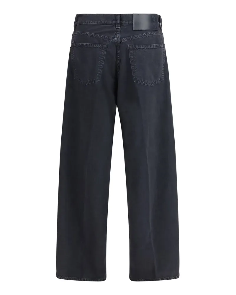 Haikure Women's Bethany Twill 45 Jeans Carbon Cotton; Linen Black