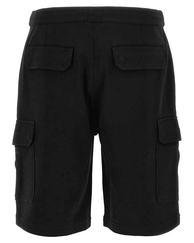 Brunello Cucinelli Men's Black Cotton Bermuda Shorts Black