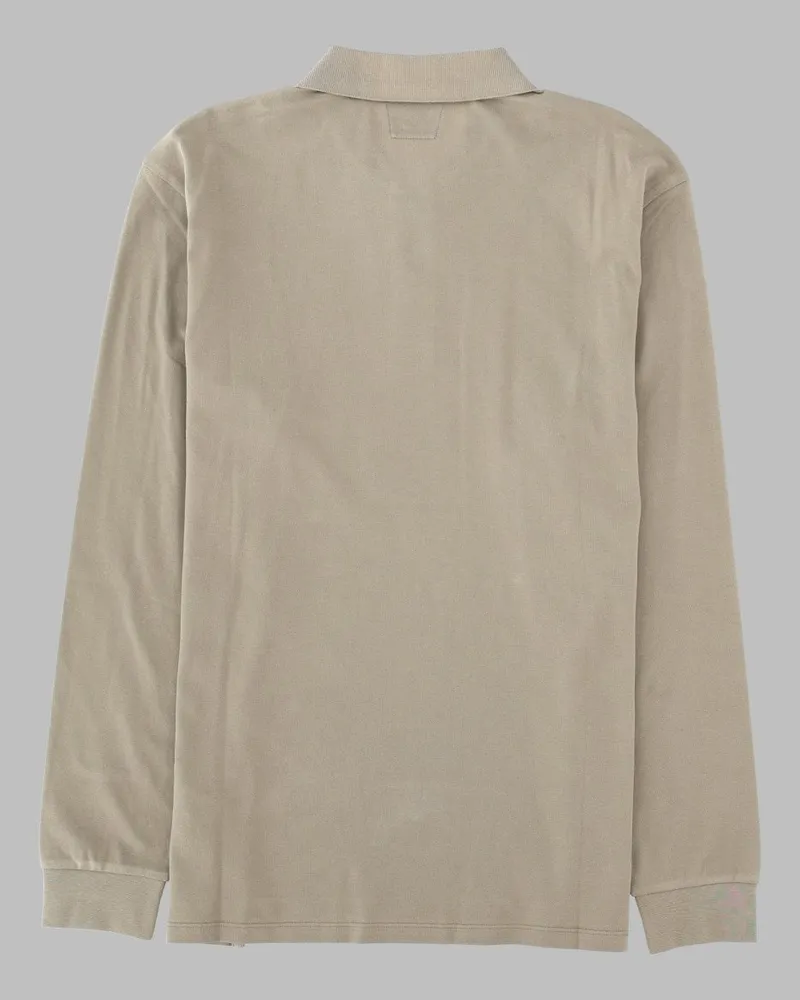 C.P. Company Cotton-Elastane Polo Shirt — Gray Gray