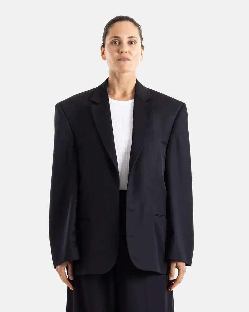 Balenciaga Women's Black Tailored Jacket Black
