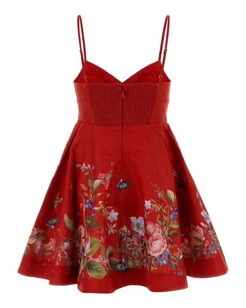 Zimmermann Patience Mini Dress — Red Red