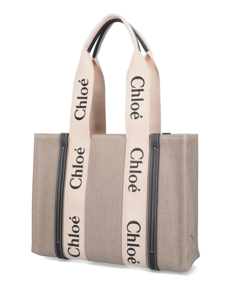 Chloé Women's Chloè Bags White Linen Beige