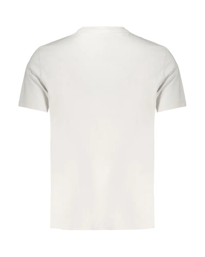 Calvin Klein Logo-Embroidered Cotton T-Shirt — White White