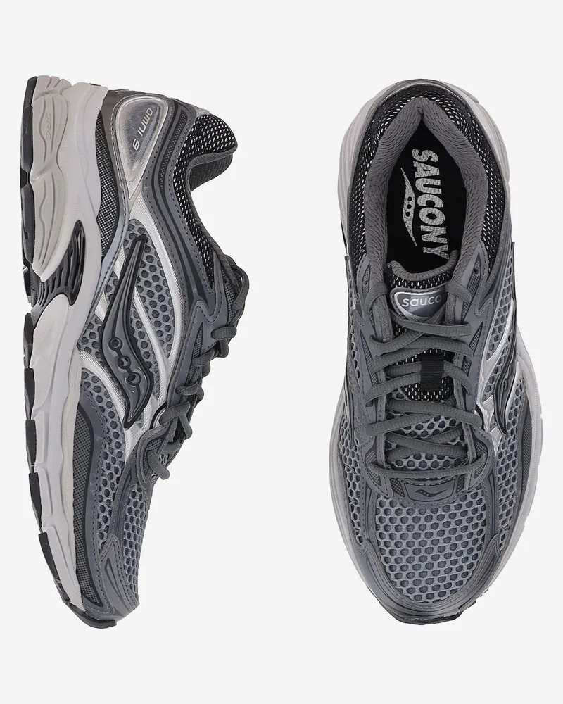 Saucony Pro Grid Omni 9 Sneakers — Gray Gray