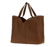 Men's Tote Shoulder Brown Calf