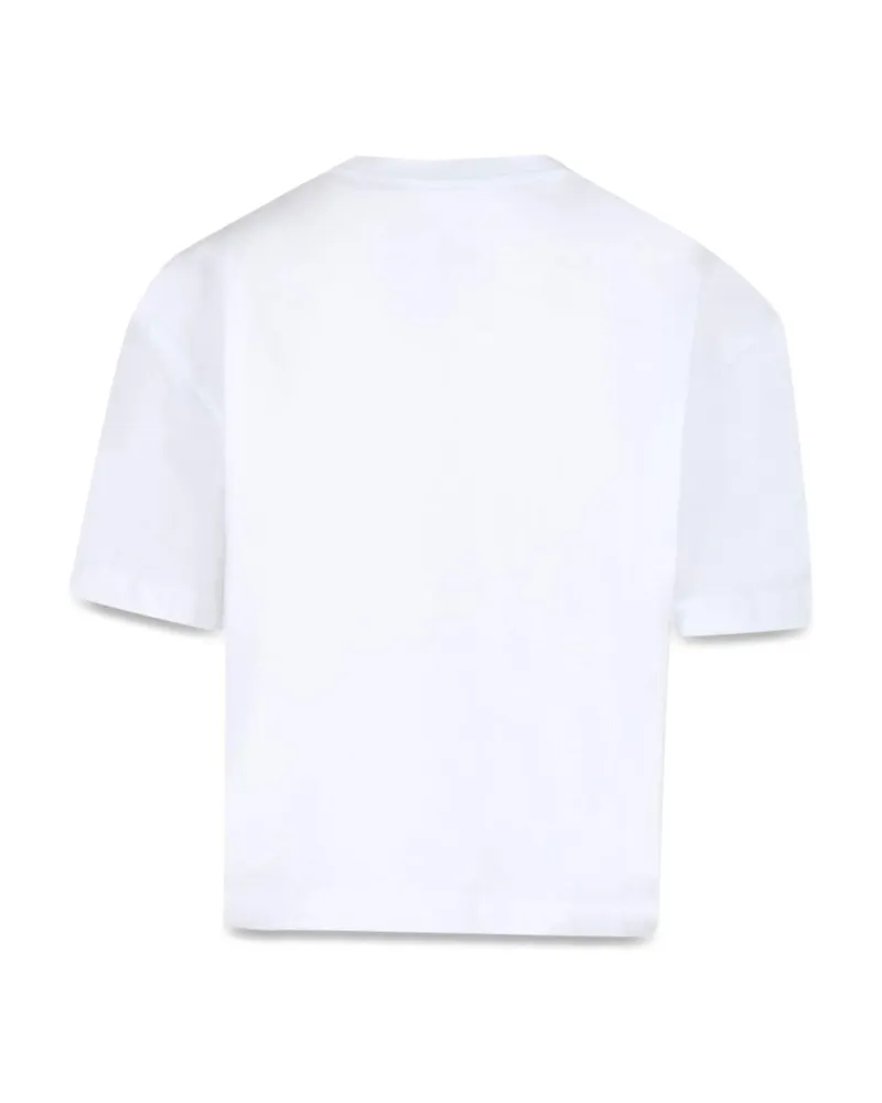 MSGM Cotton Jersey T-Shirt — White White