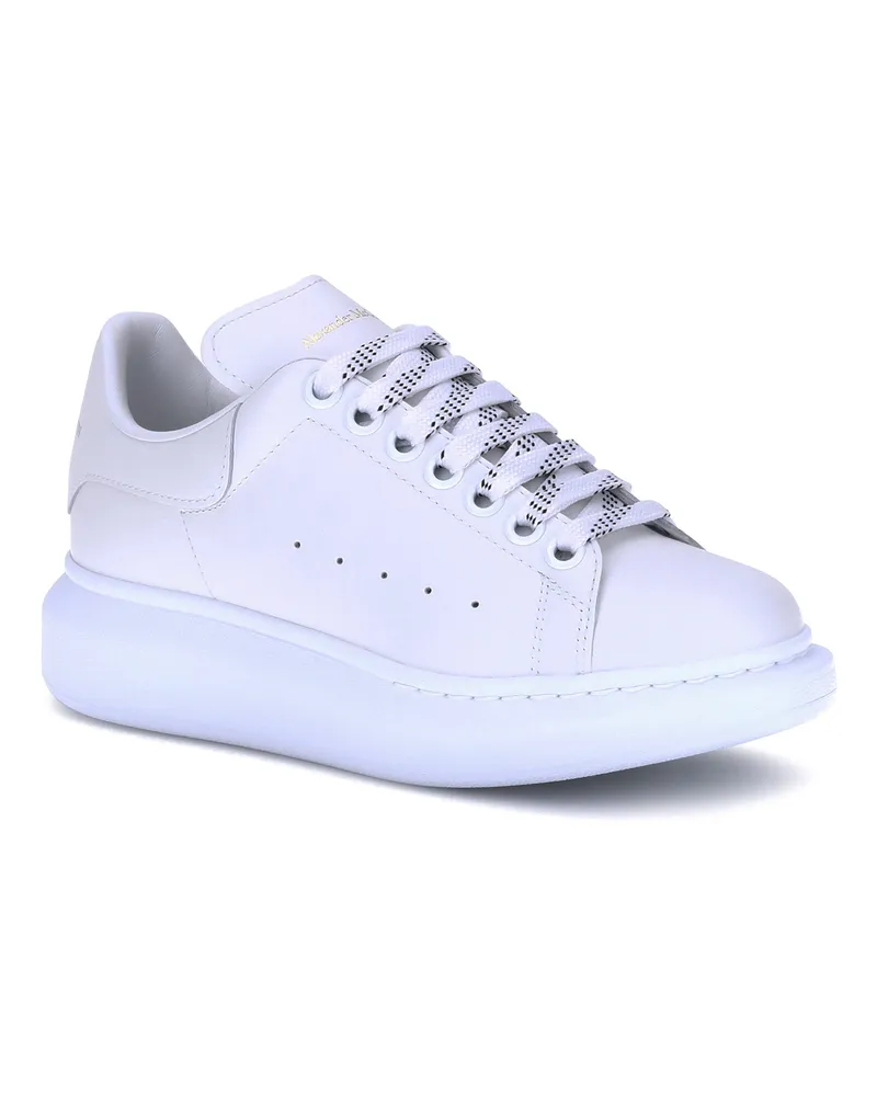 Alexander McQueen Women's Leather Sneakers White White
