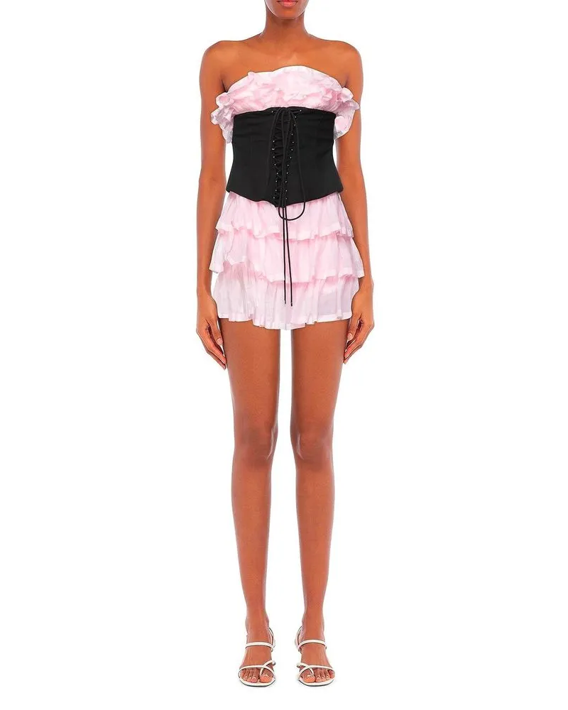 Philosophy Di Lorenzo Serafini Women's Multicolor Cotton Cocktail Dress Pink