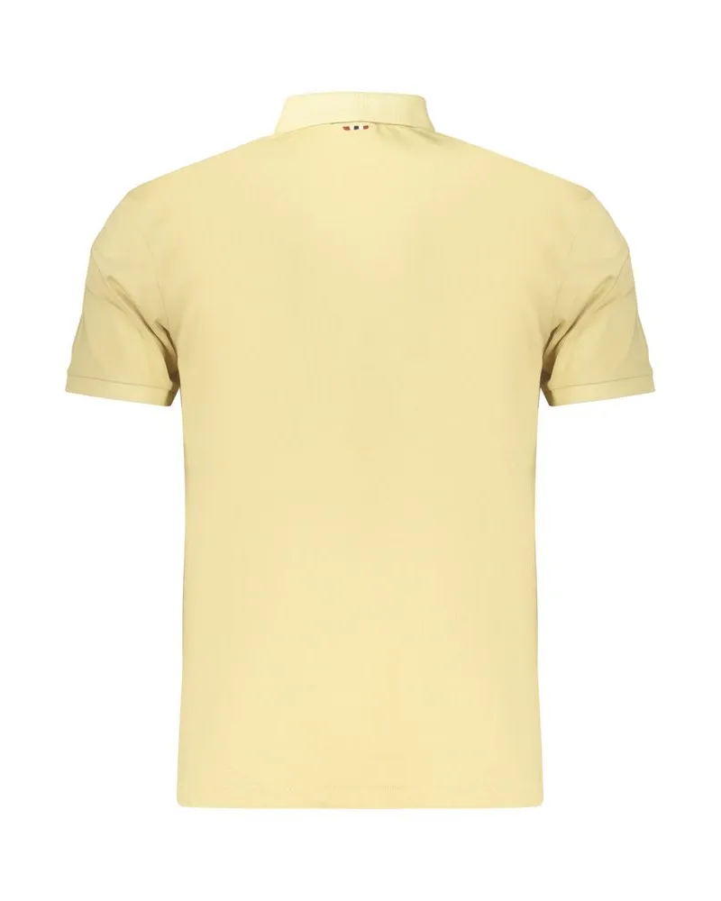 Napapijri Cotton Polo Shirt — Beige Beige