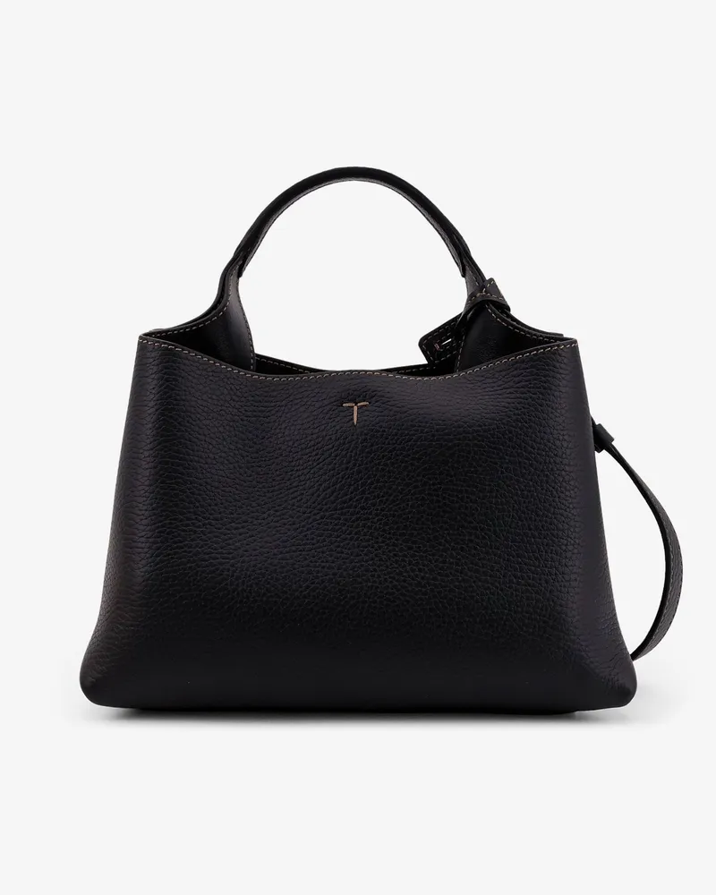 TOD'S Women's Crossbody Bag Leather Black Shoulder Black