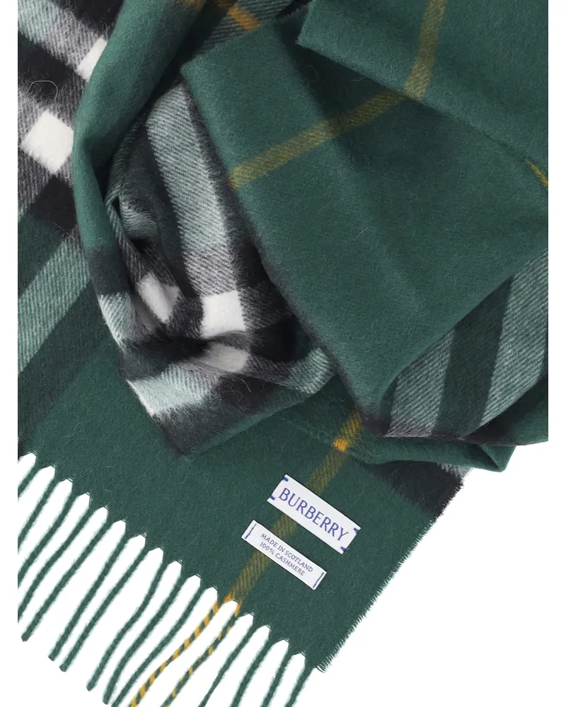 Burberry Women's Scarfs Green Cashmere Green
