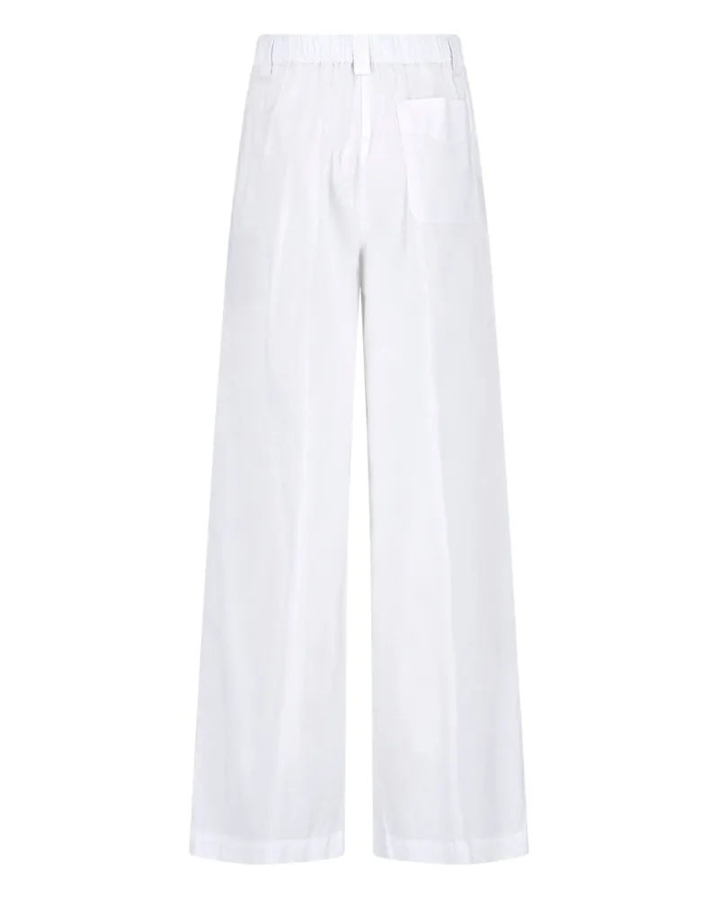 ASPESI Women's Trousers White Cotton White