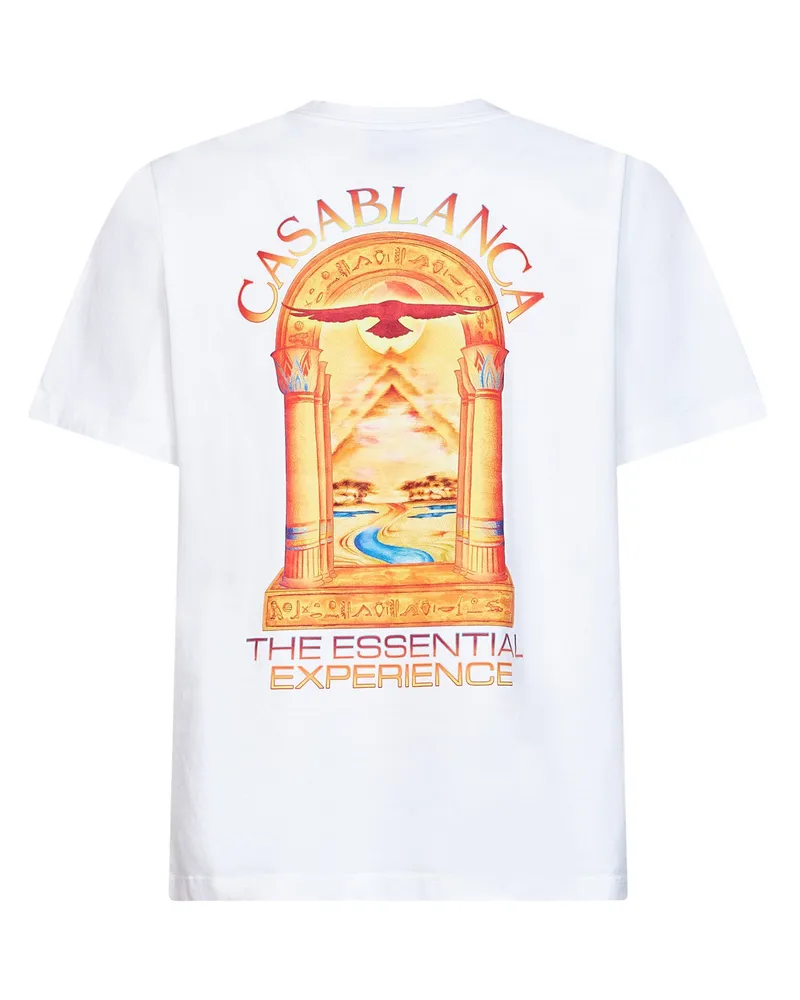 Casablanca Paris Hermons Mirage Arch T-Shirt — White White