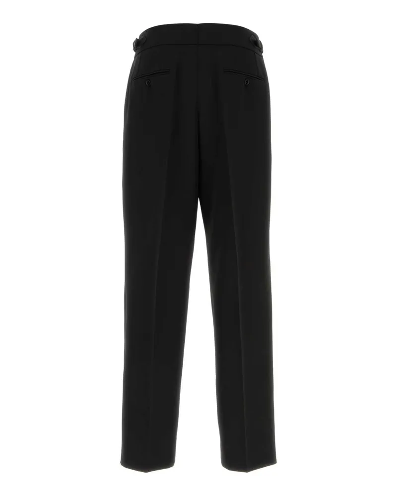 Dolce & Gabbana Men's Black Wool Pant Nero Exterior: Virgin Pantaloni Black