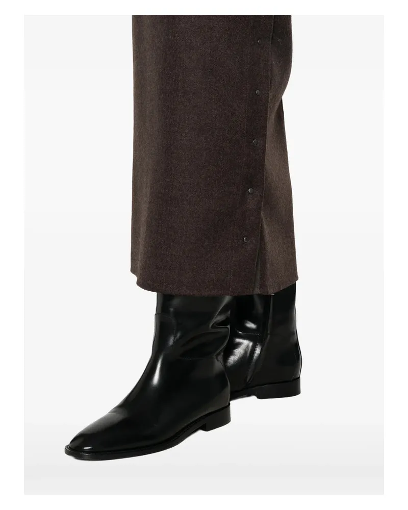 Max Mara Scampo Pencil Skirt — Brown Brown