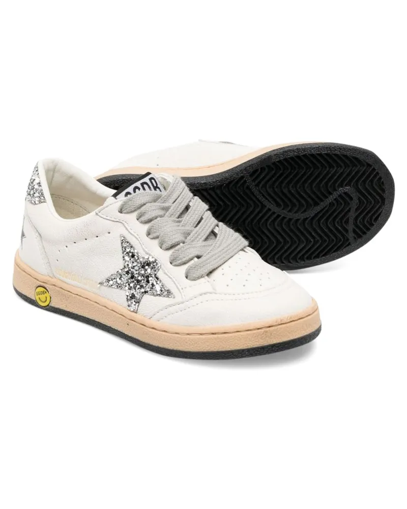 Golden Goose Ball Star Sneakers — White White