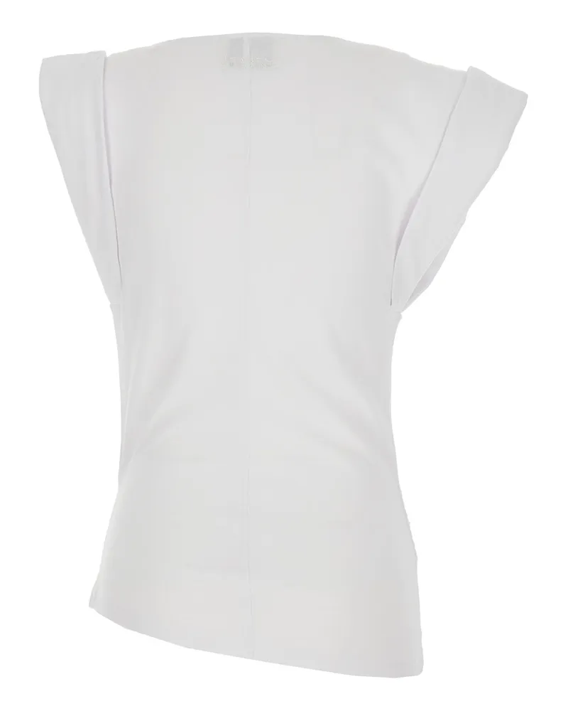 Isabel Marant Women T-Shirt Maisan White Cotton T-Shirts & Jerseys White