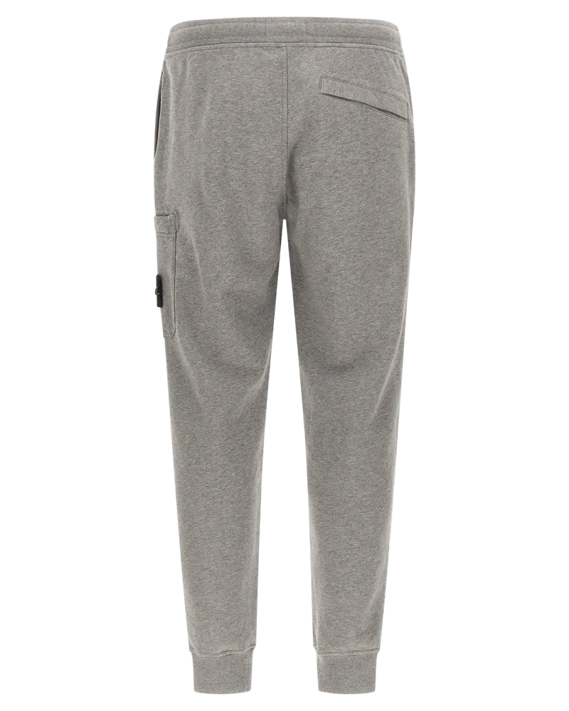 Stone Island Men's Gray Cotton Joggers (workout Pants Gray