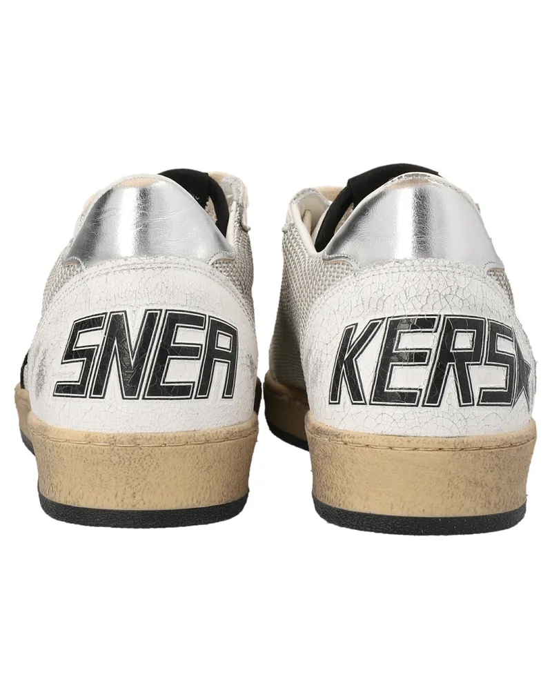 Golden Goose Ball Star Sneaker — White Multicolor