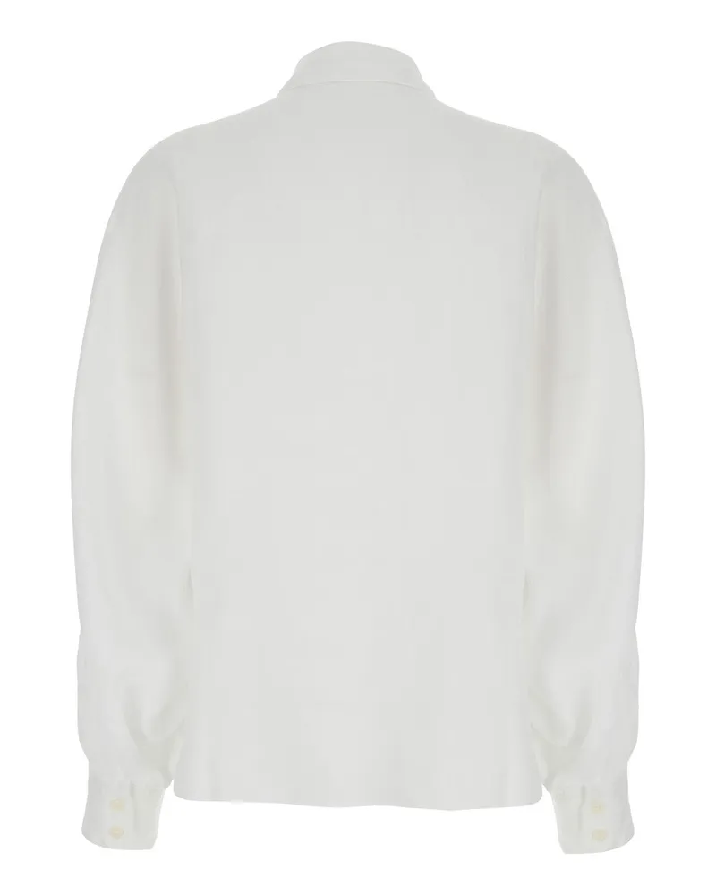SoSUE Women Shirt Antonia White Blouses White