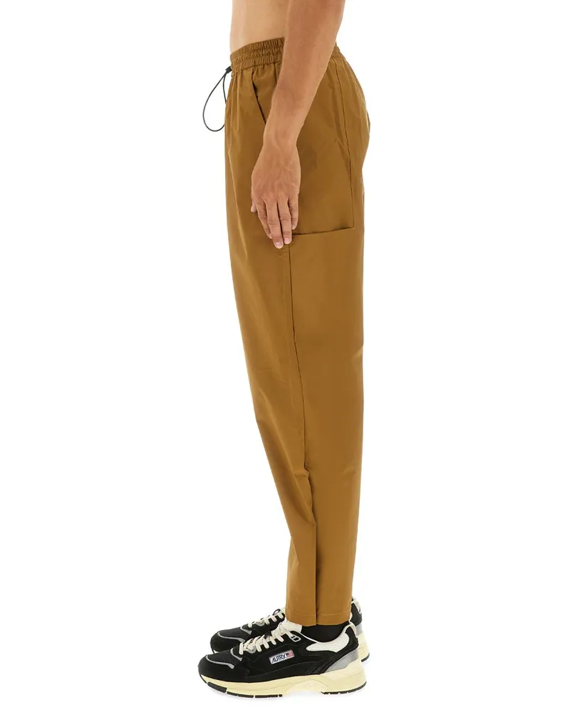 AUTRY Rain Tech Trousers — Brown Brown