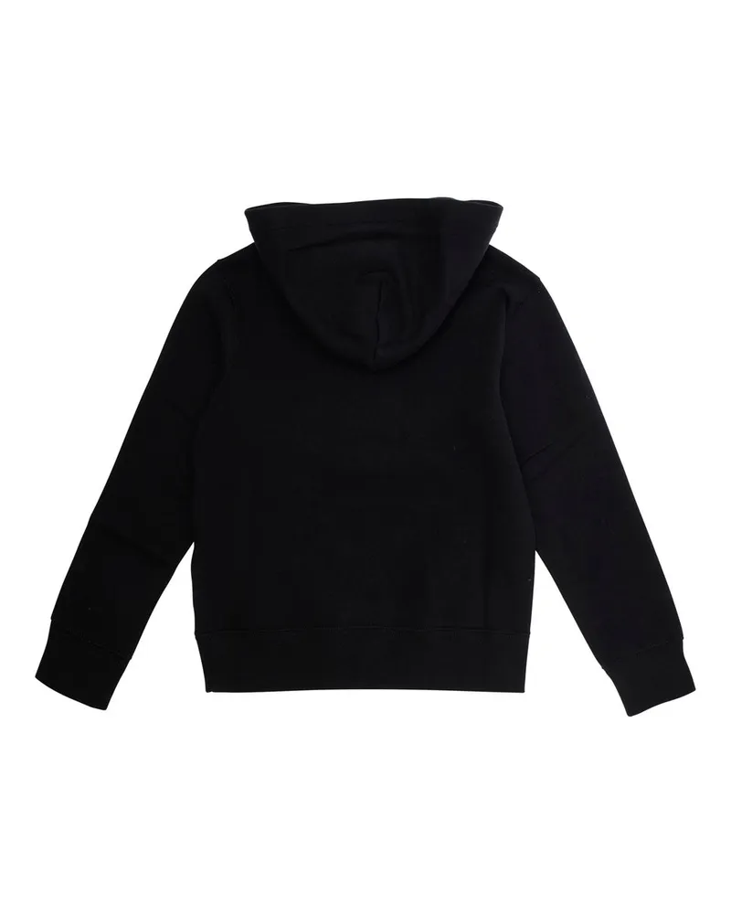 Ralph Lauren Boys' Hooded Sweatshirt Black Cotton Kids Hoods & Sweatshirts Black