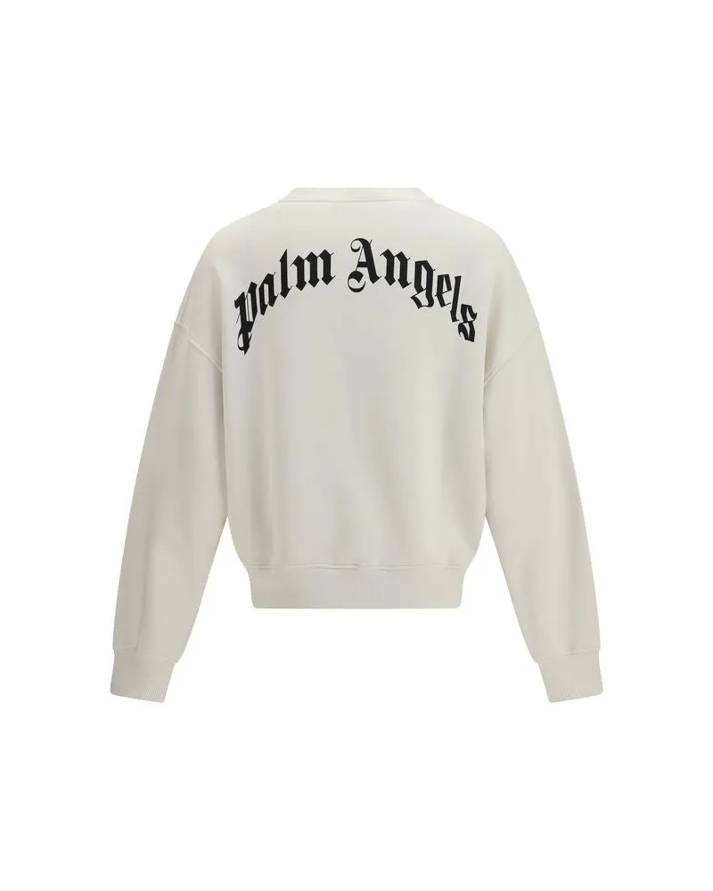 Palm Angels Men's Beige Cotton Sweatshirt Clothing Beige
