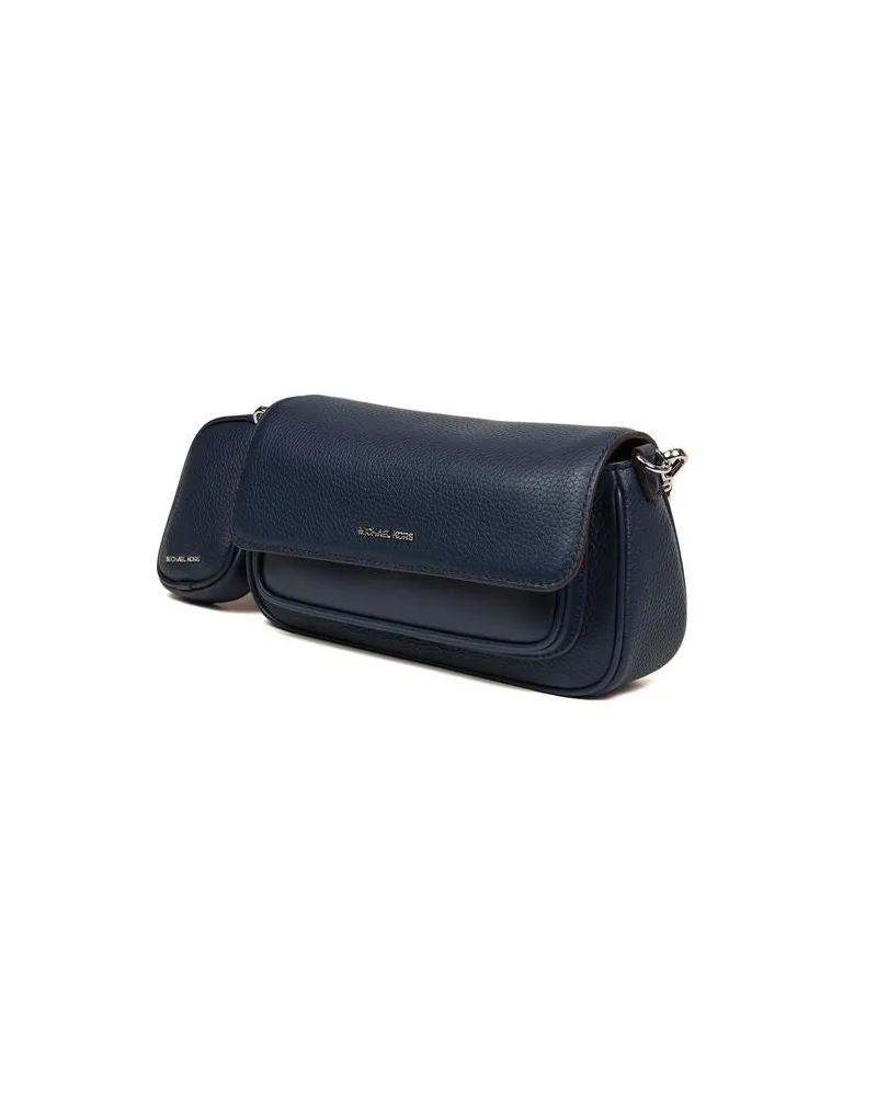 Michael Kors Women's Crossbody Bag Navy Leather Crossbody-bags Navy