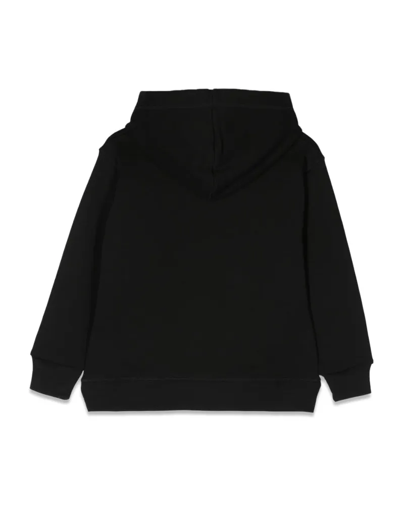 Dsquared2 Cotton Hoodie — Black Black