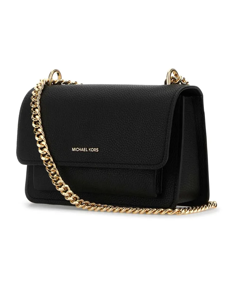 Michael Kors Women's Black Leather Claire Crossbody Bag Borse A Tracolla Black