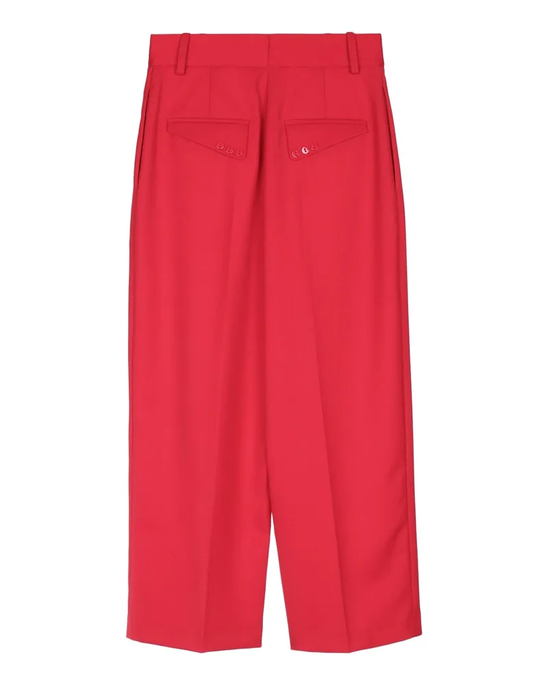 Elisabetta Franchi Women's Pantalone Redpassion Pantaloni Trousers Red