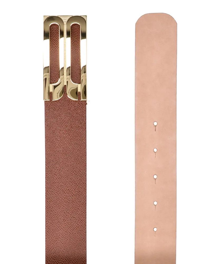 Victoria Beckham Women's Belts Brown Calf Leather Brown