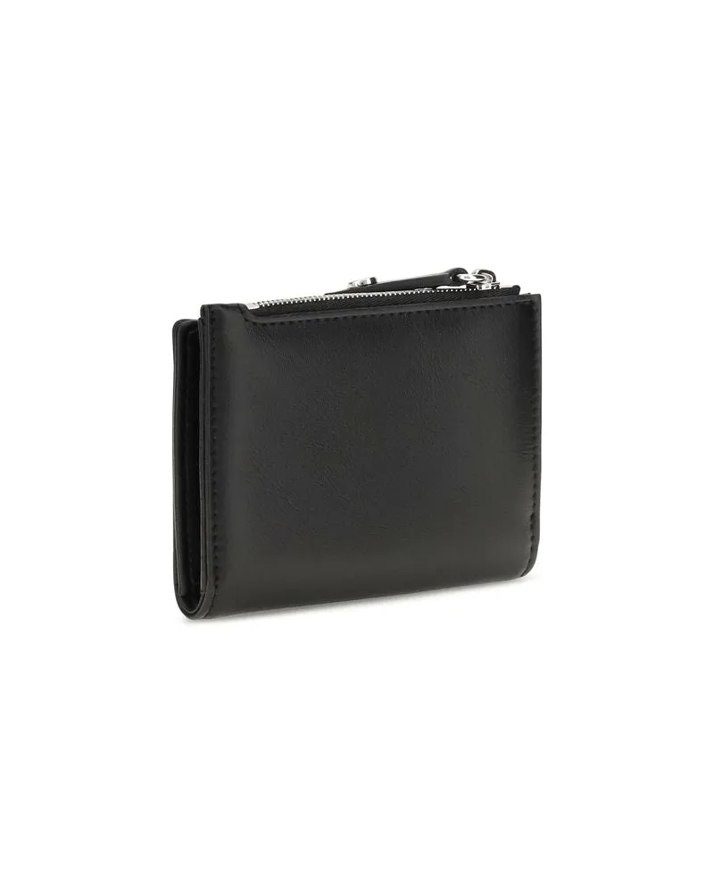 Vivienne Westwood Women's Black Calf Leather Bos Taurus Wallet Black