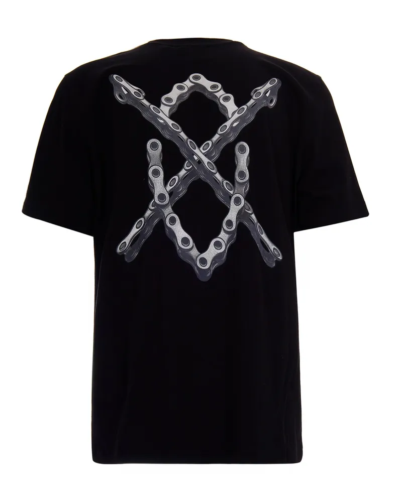Daily Paper Logo-Embroidered Cotton T-Shirt — Black Black