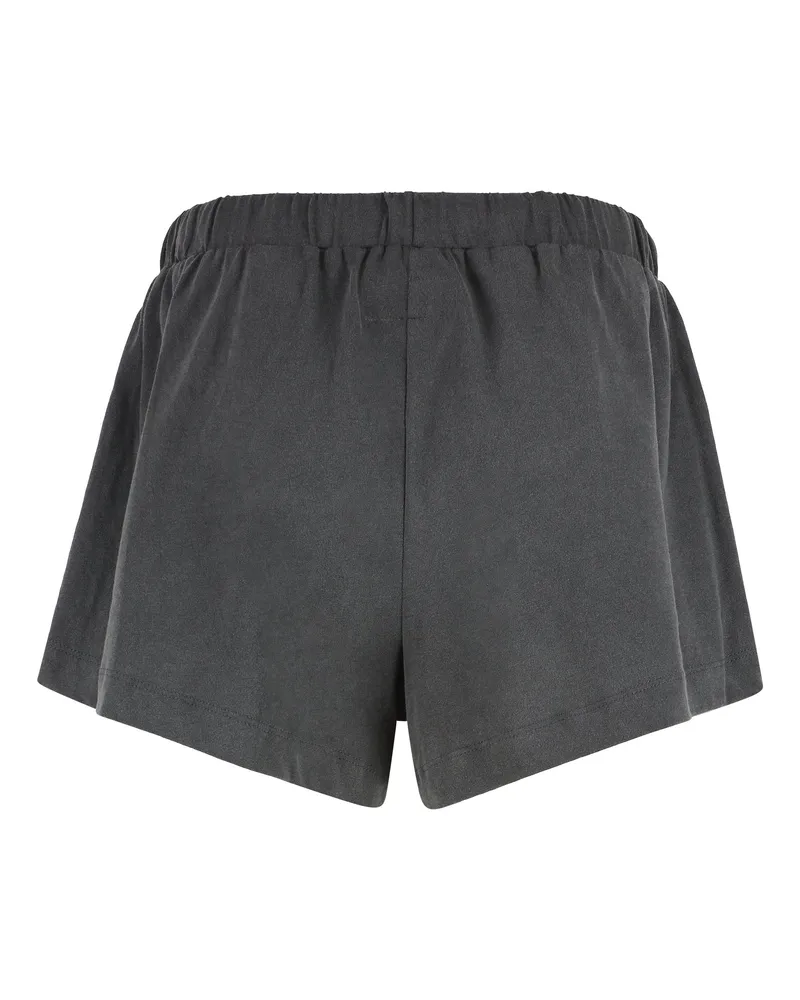 The Great Women's Cotton Shorts Grey Gray