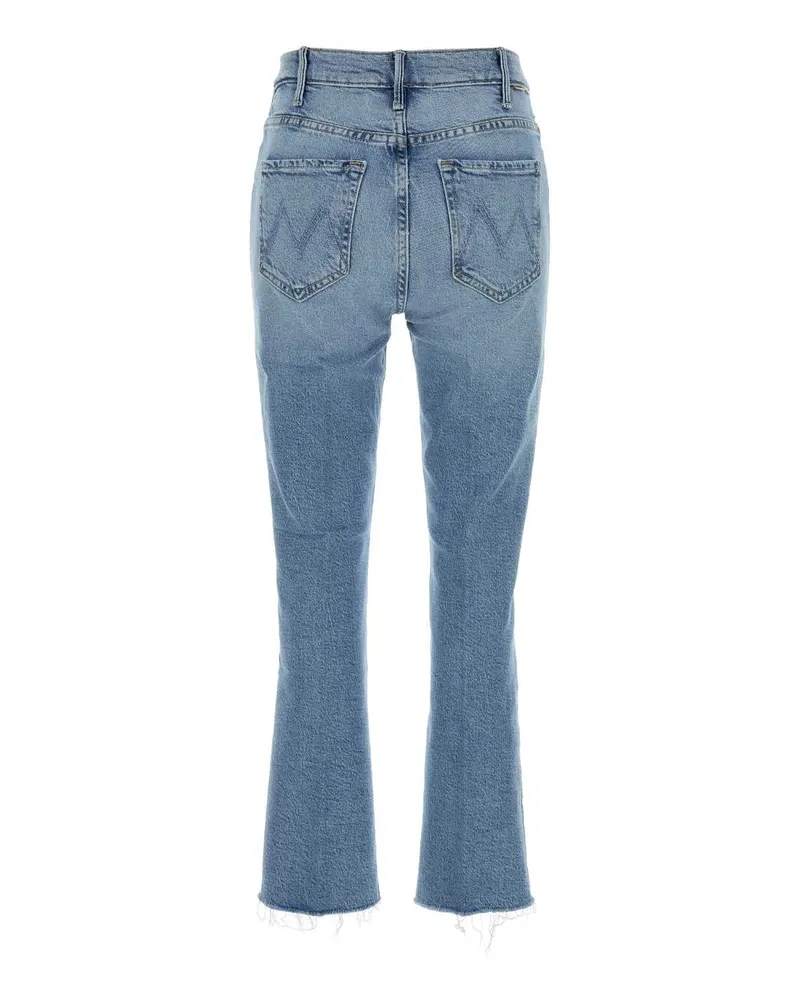 Mother Women's Stretch Denim The Hustler Jeans Azzurro Blue
