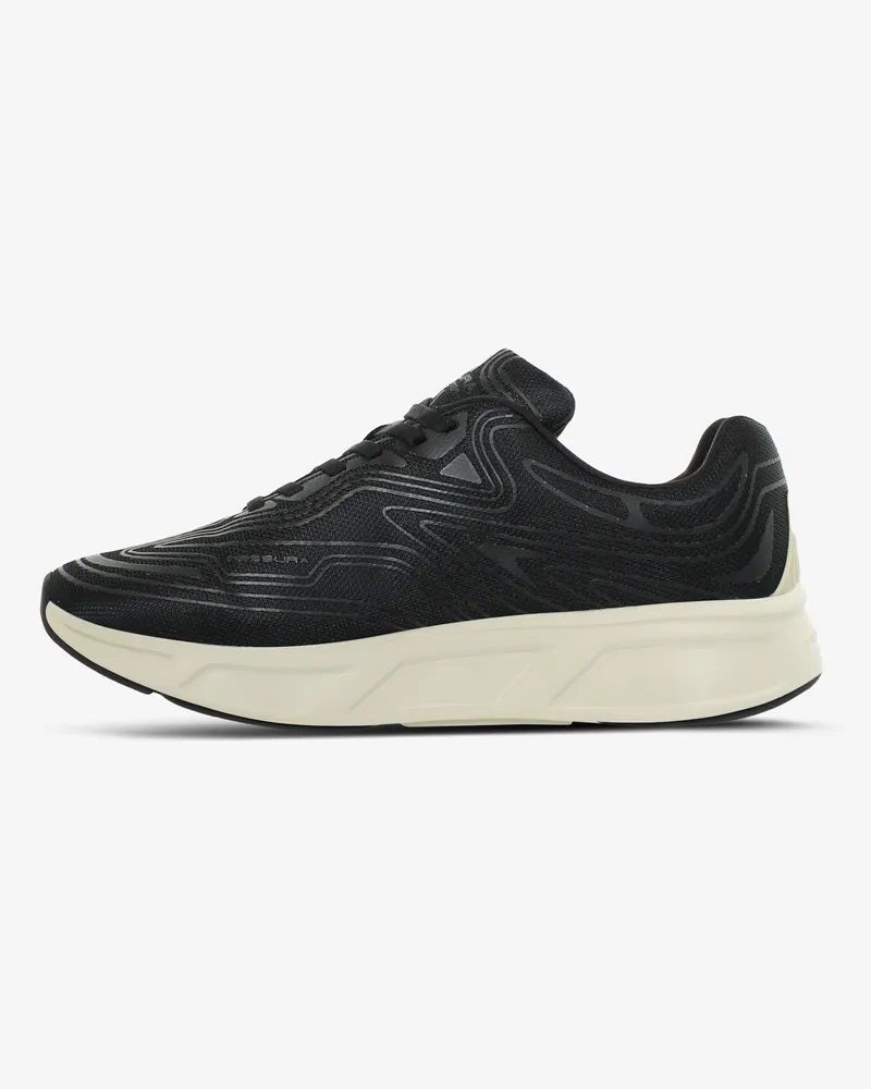 Fessura Women's Walk #01 06 Black-Black Running Sneakers Black
